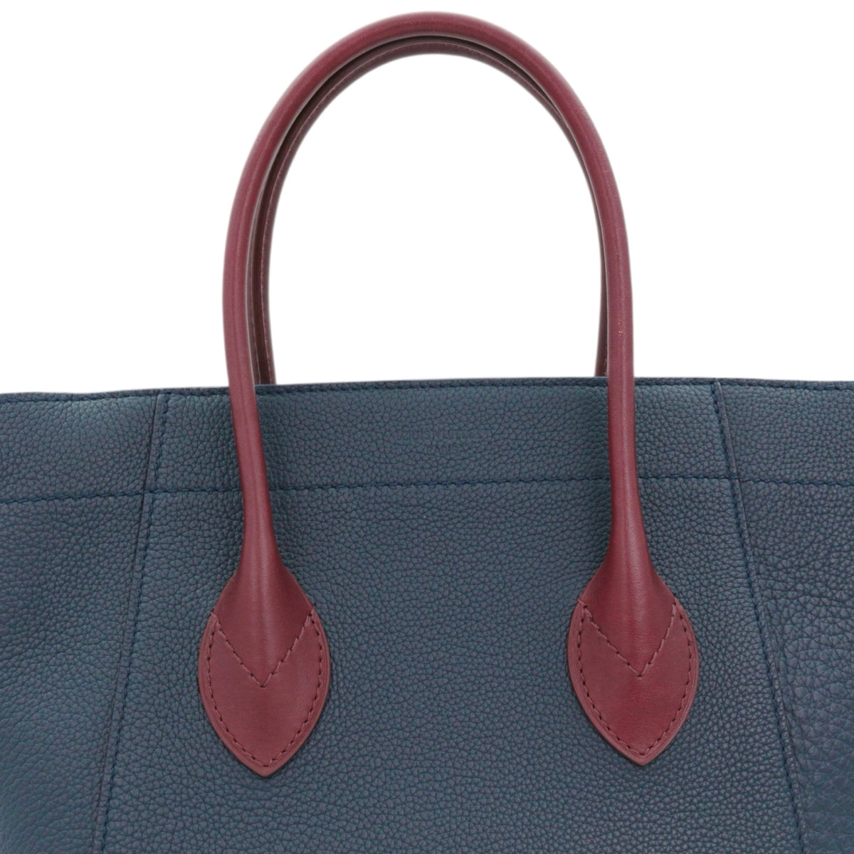LOUIS VUITTON Navy & Bordeaux Taurillon Leather Freedom Bag M54842 [Used]