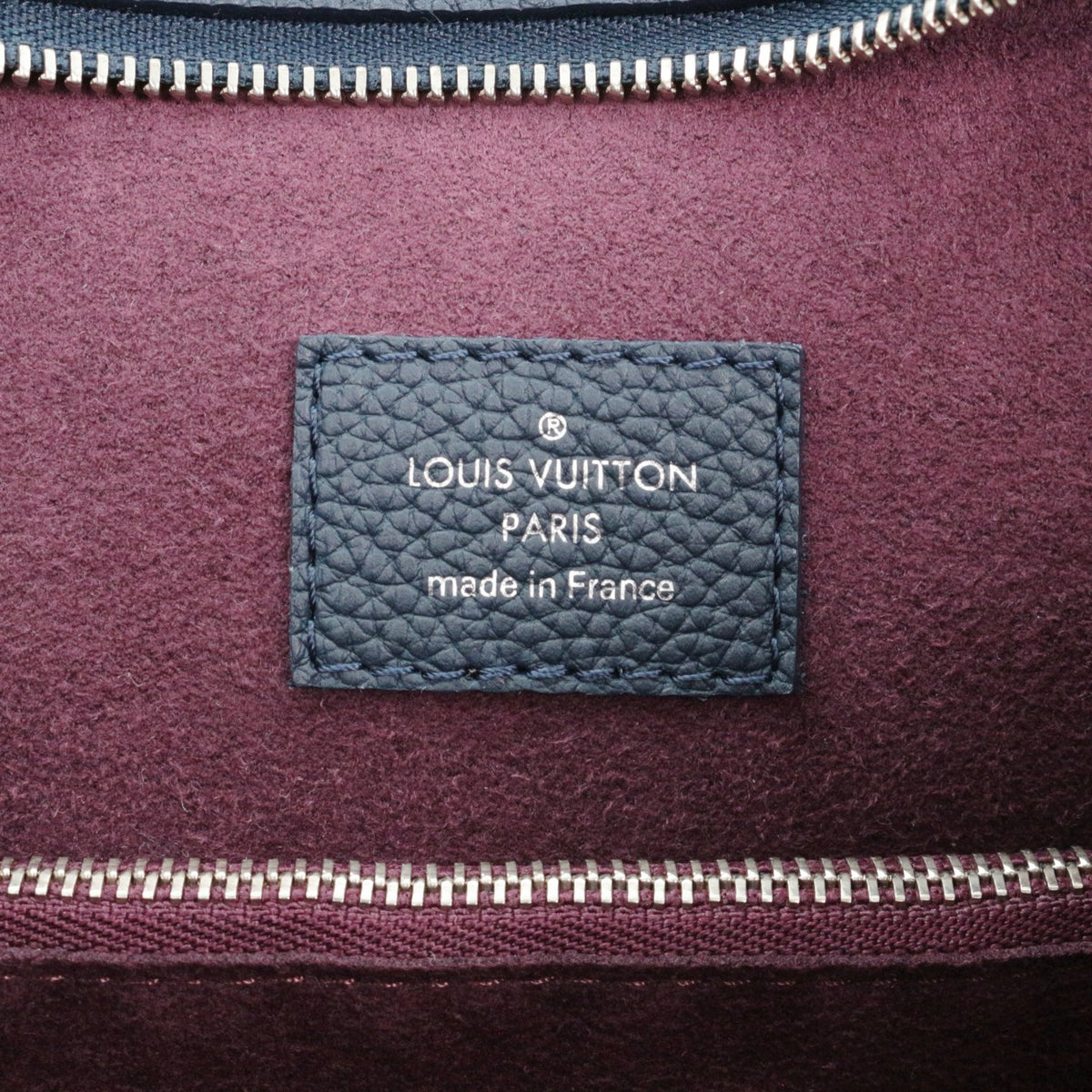 LOUIS VUITTON Navy & Bordeaux Taurillon Leather Freedom Bag M54842 [Used]