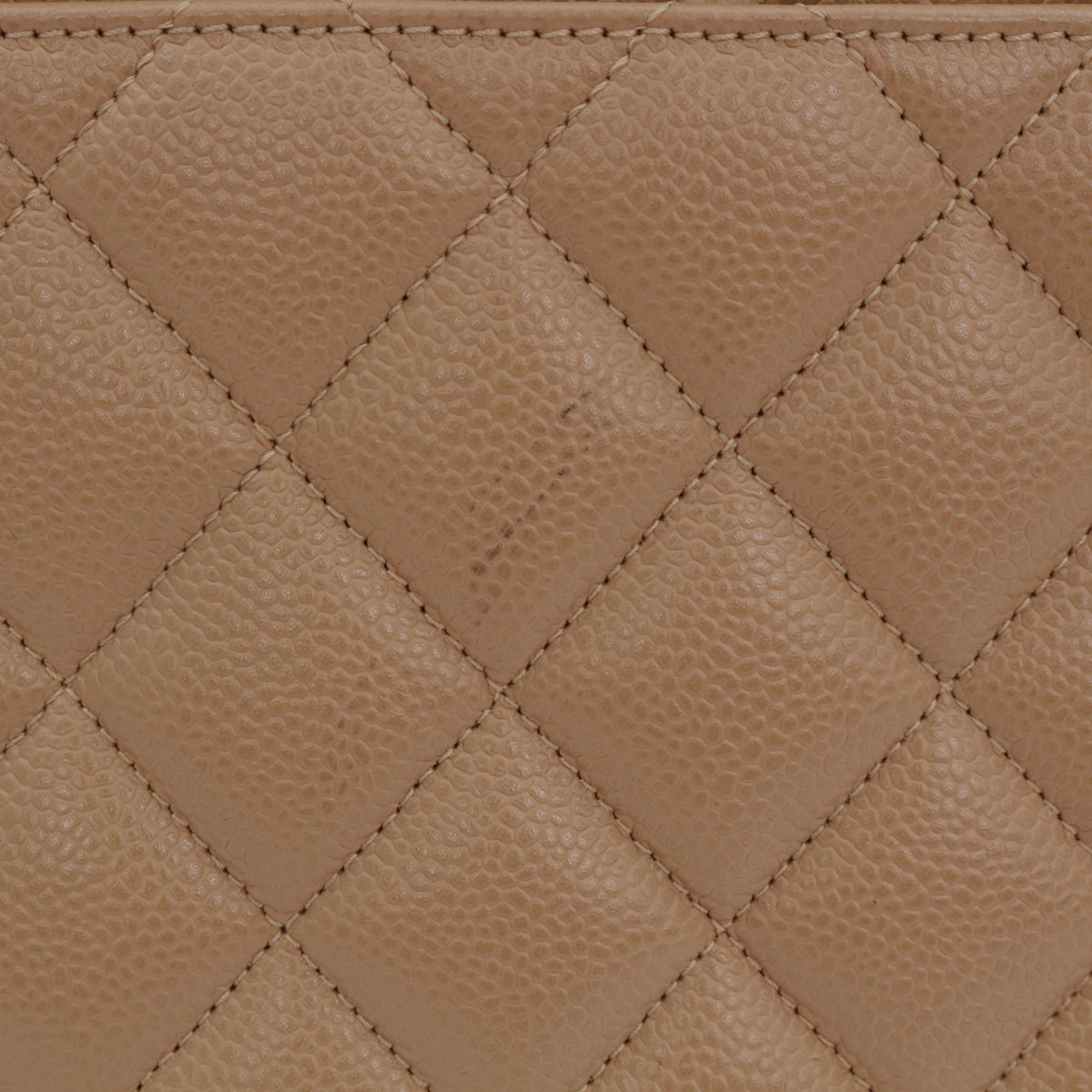 CHANEL Beige Caviar Medallion Tote Bag [Used]