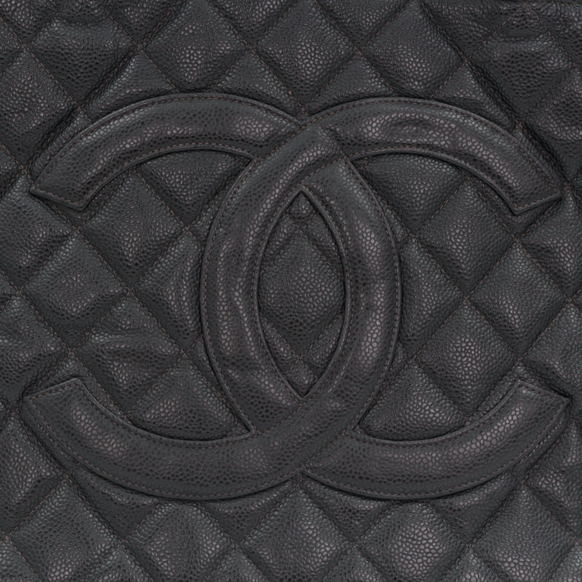 CHANEL Black Caviar Medallion Tote Bag [Used]
