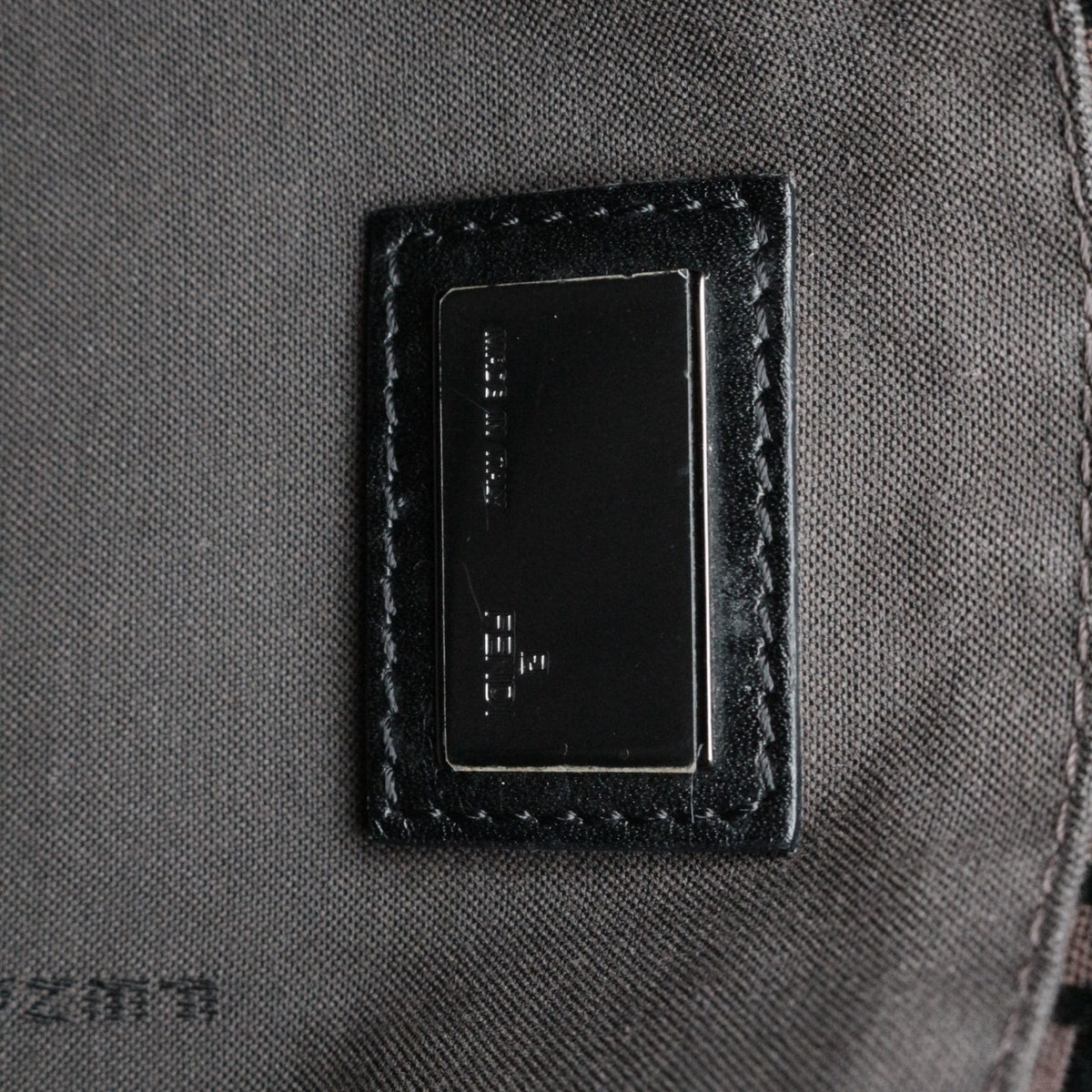 FENDI Vintage Brown & Black Zucca FF Canvas Tote Bag [Used]
