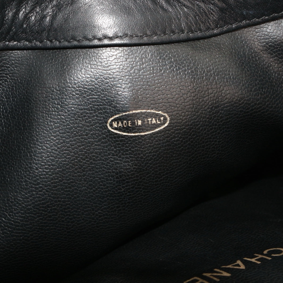 CHANEL Vintage Black Quilted Leather CC Turnlock Shoulder Bag [Used]
