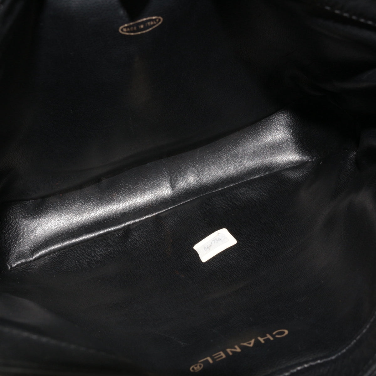 CHANEL Vintage Black Quilted Leather CC Turnlock Shoulder Bag [Used]