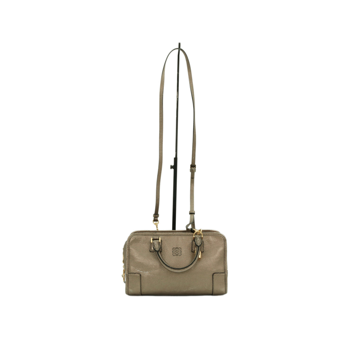 LOEWE Metallic Bronze Leather Amazona 22 Bag [Used]