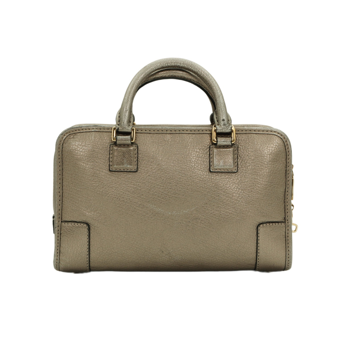 LOEWE Metallic Bronze Leather Amazona 22 Bag [Used]