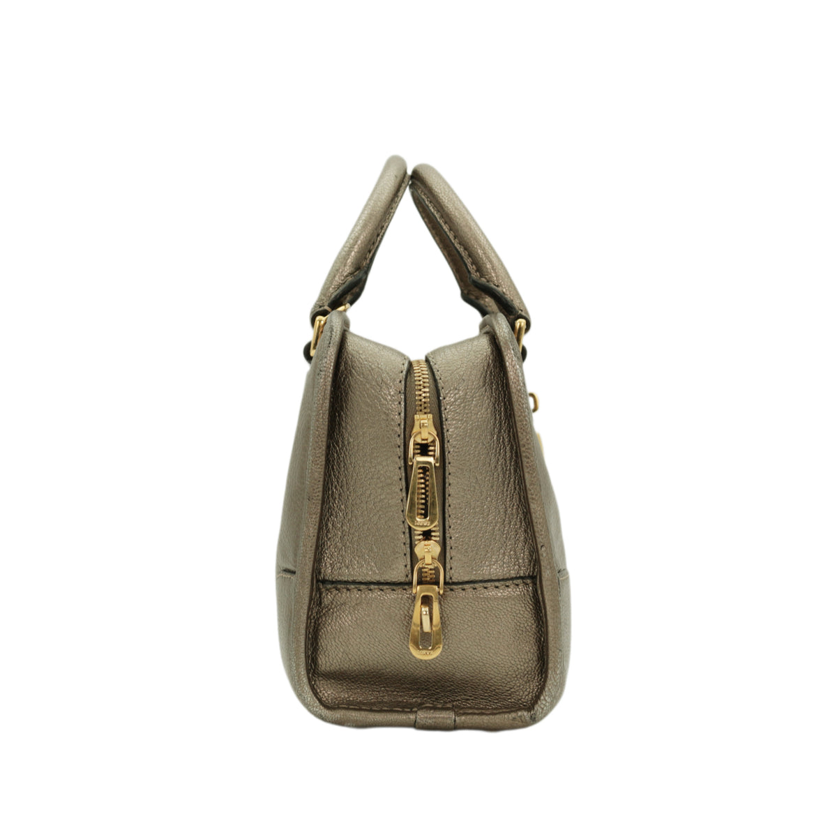 LOEWE Metallic Bronze Leather Amazona 22 Bag [Used]
