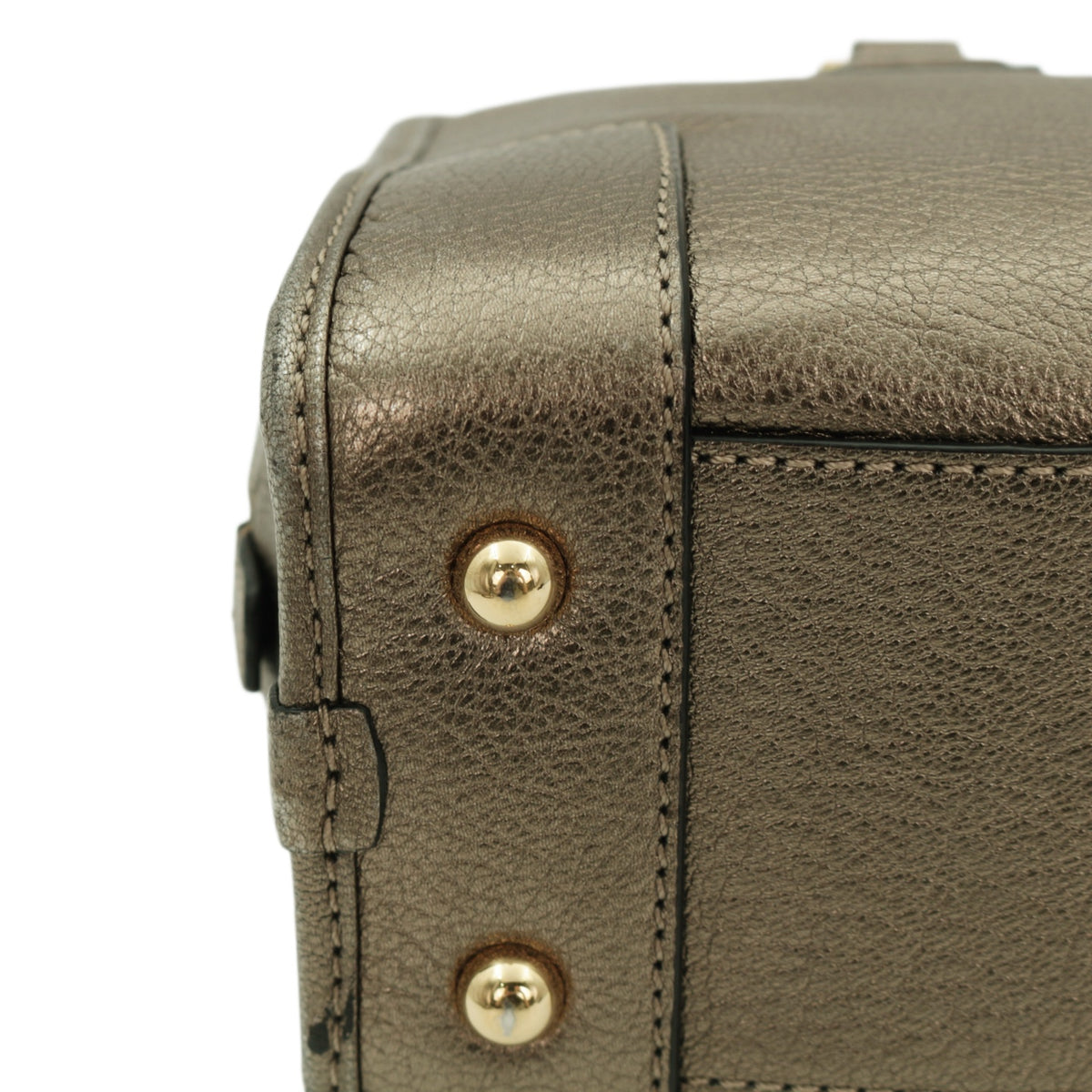 LOEWE Metallic Bronze Leather Amazona 22 Bag [Used]