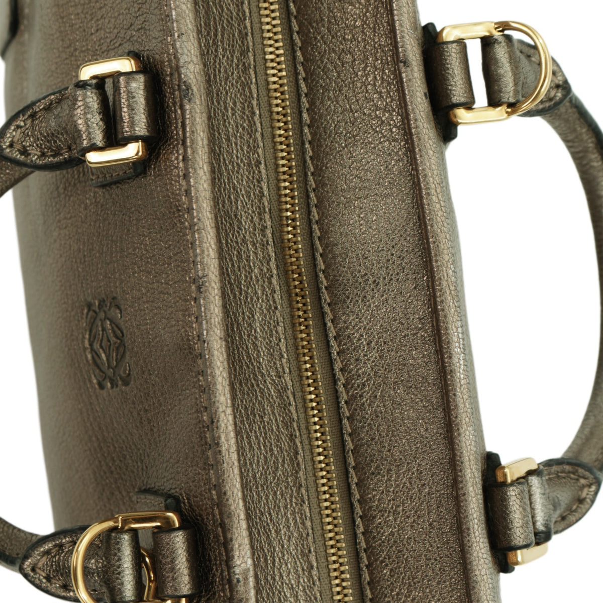 LOEWE Metallic Bronze Leather Amazona 22 Bag [Used]