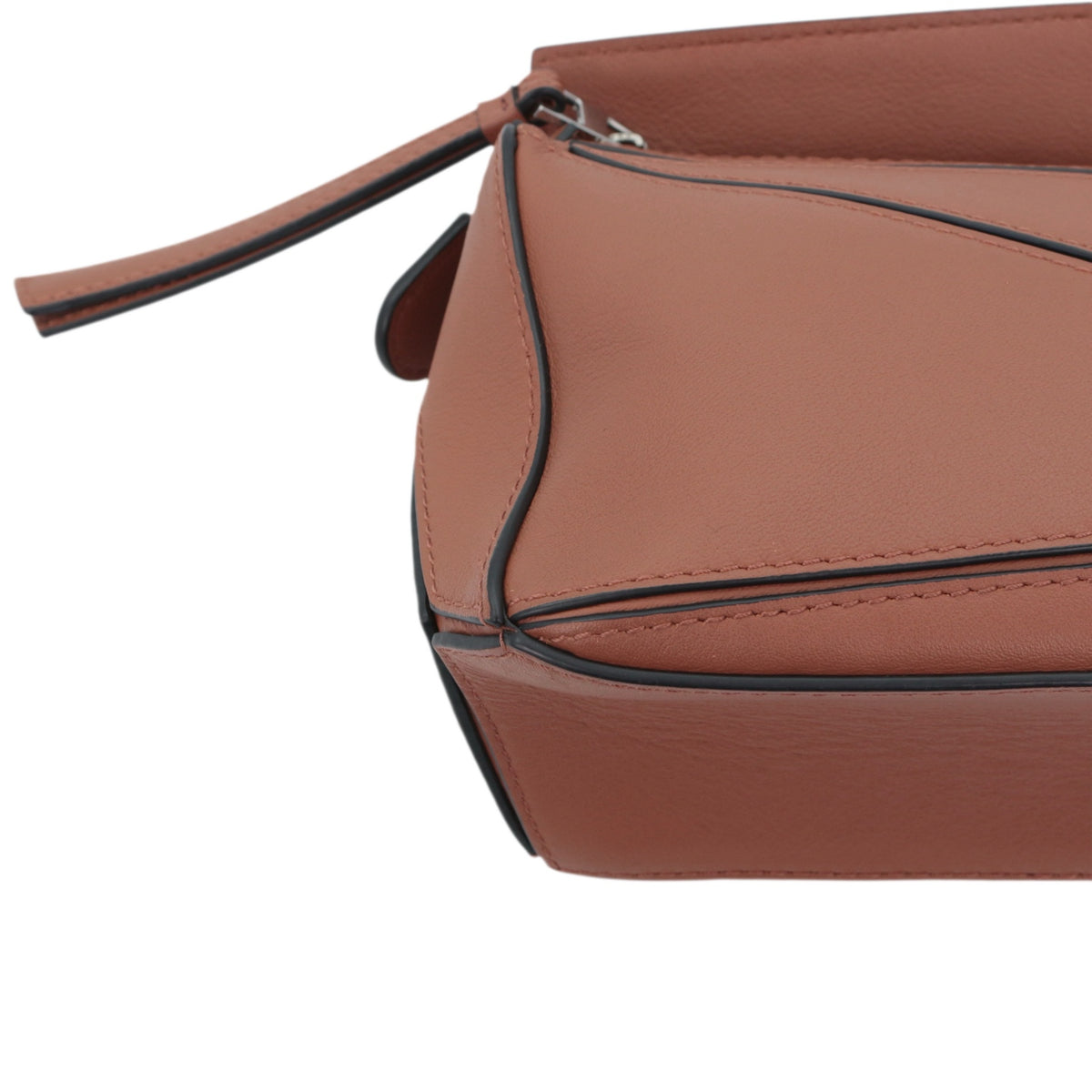LOEWE Tan Leather Mini Puzzle Bag [Used]
