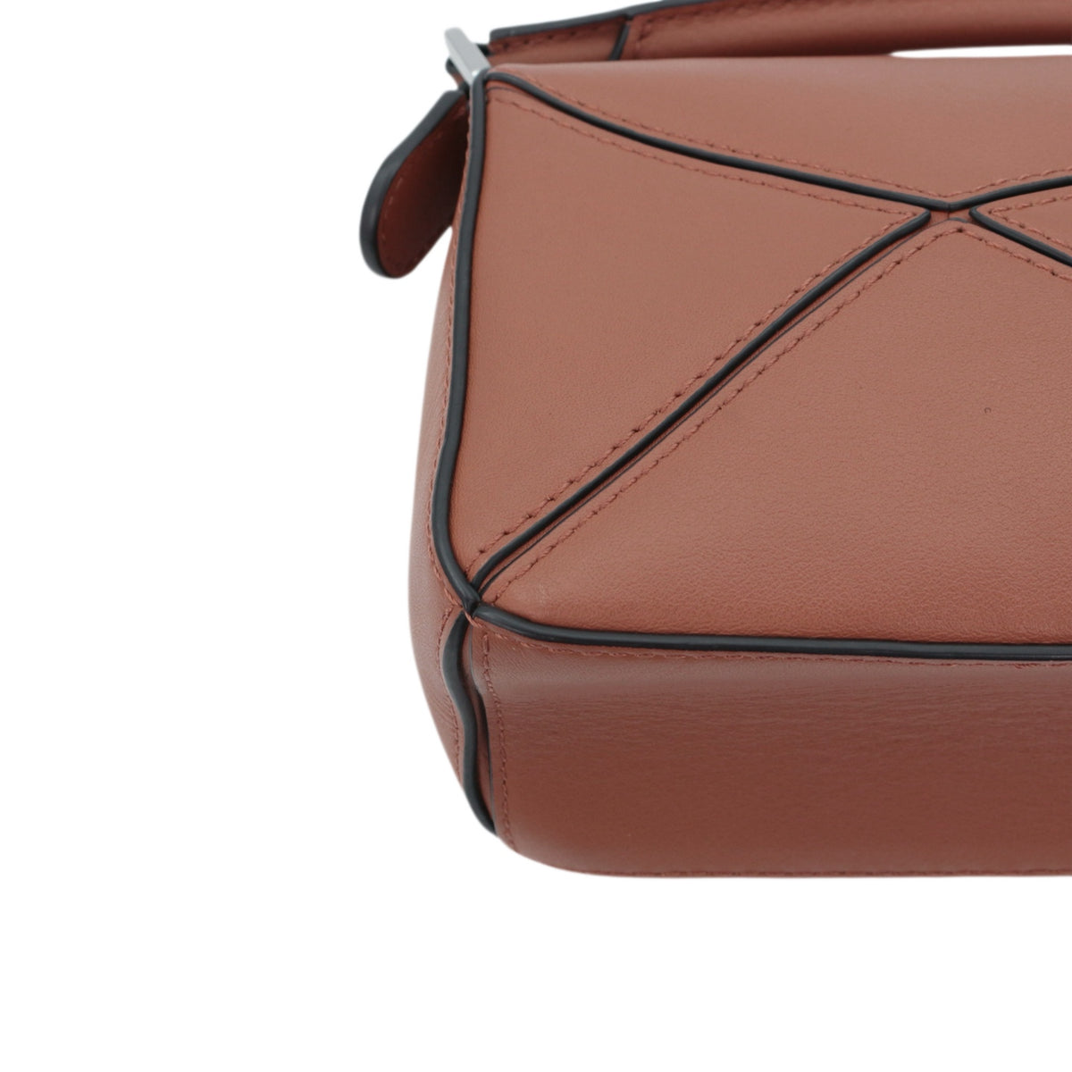 LOEWE Tan Leather Mini Puzzle Bag [Used]