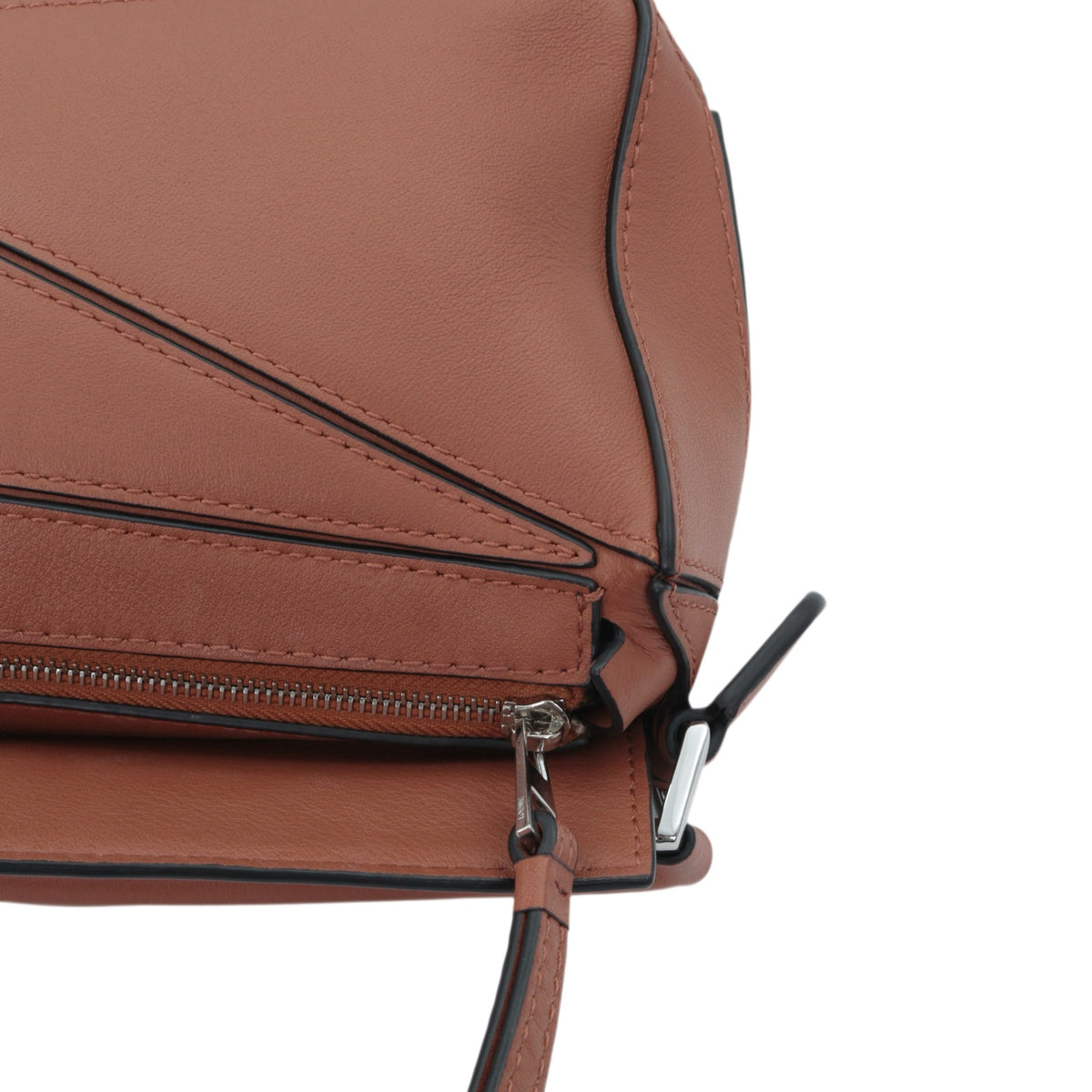 LOEWE Tan Leather Mini Puzzle Bag [Used]