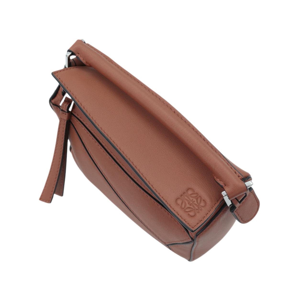 LOEWE Tan Leather Mini Puzzle Bag [Used]