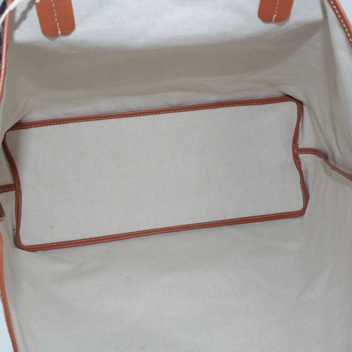 GOYARD Saint Louis PM Brown Goyardine Canvas Tote Bag [Used]