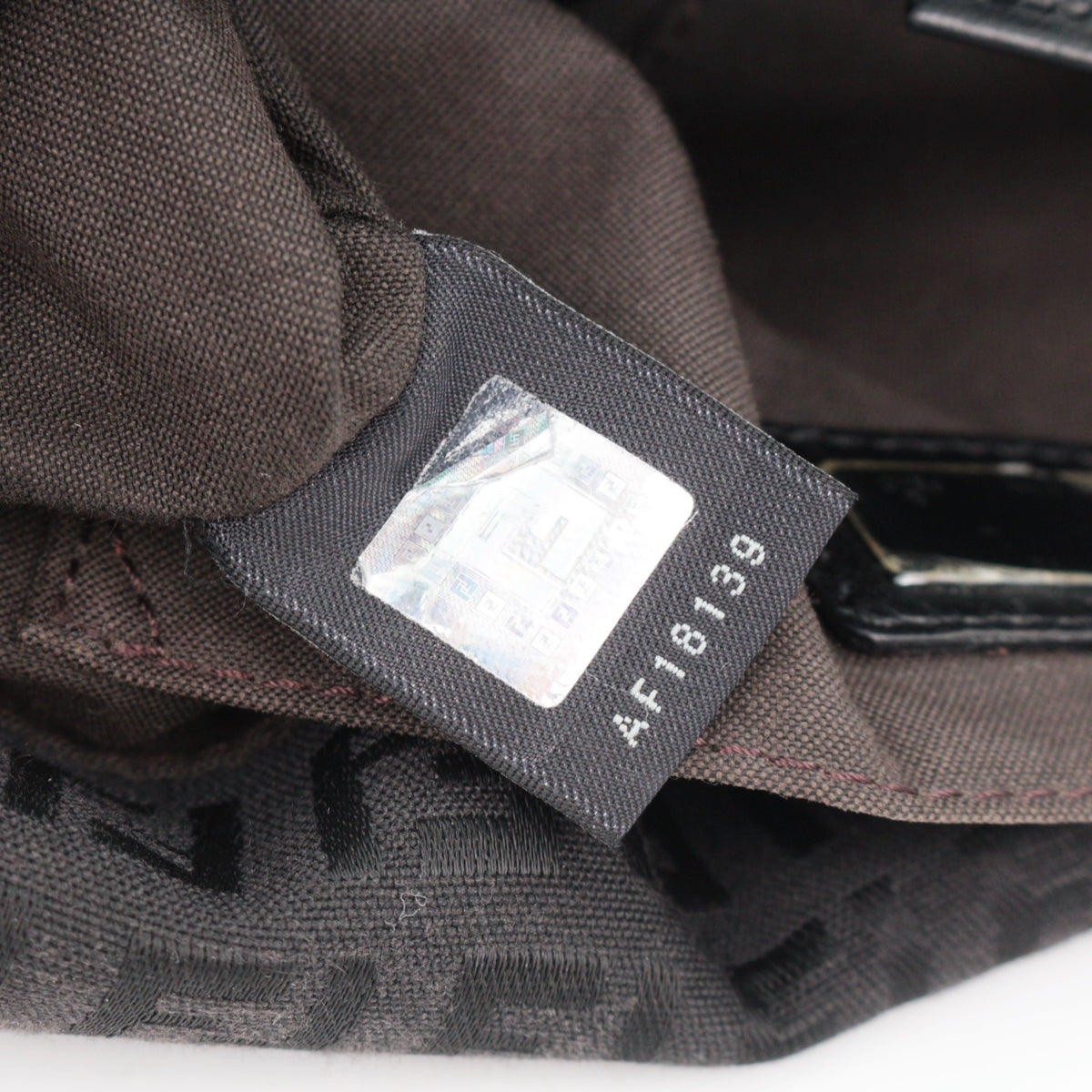 FENDI Brown Zucca FF Monogram Canvas Flap Crossbody Bag [Used]